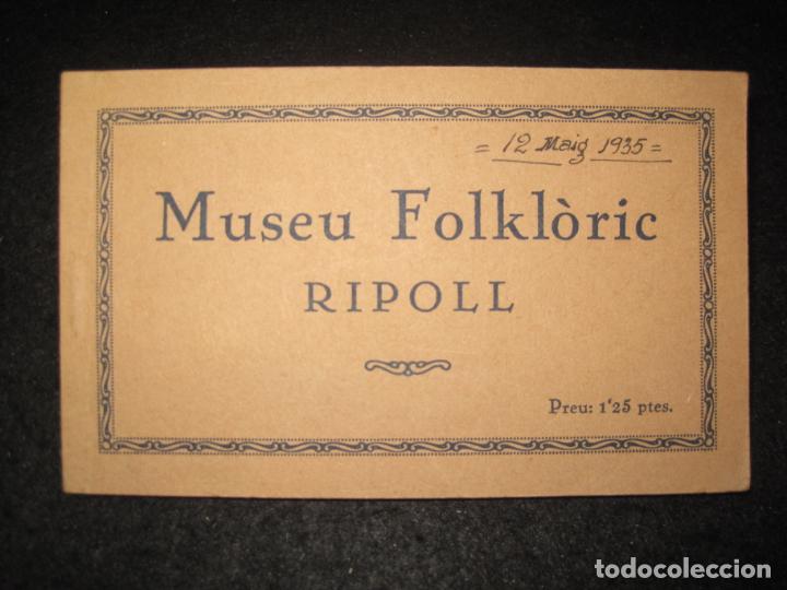 Postales: RIPOLL-MUSEU FOLKLORIC-BLOC AMB 10 POSTALS ANTIGUES-VEURE FOTOGRAFIES-(90.066)