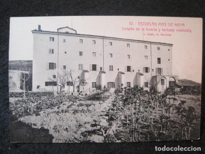 Postcards: MOYA-ESCUELAS PIAS-DETALLE DE LA HUERTA Y FACHADA MEDIODIA-ROISIN-10-POSTAL ANTIGUA-(90.076)