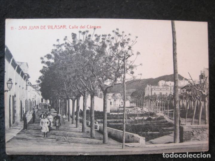 Postcards: SAN JUAN DE VILASAR-CALLE DEL CARMEN-THOMAS-11-POSTAL ANTIGUA-(90.081)