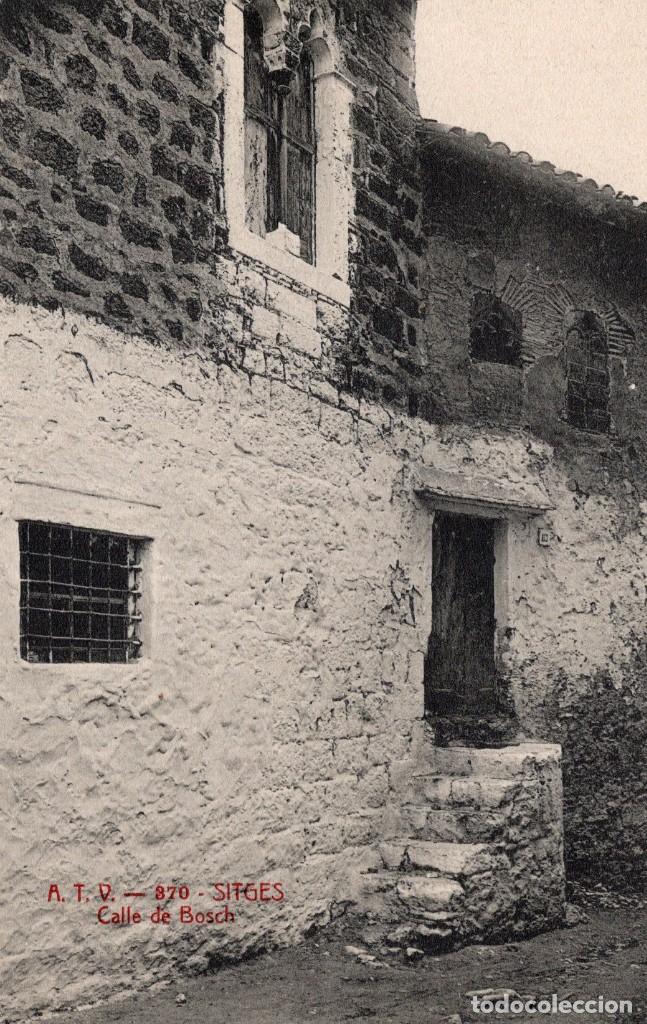 Postales: Sitges. ATV 370. Calle de Bosch - Foto 1