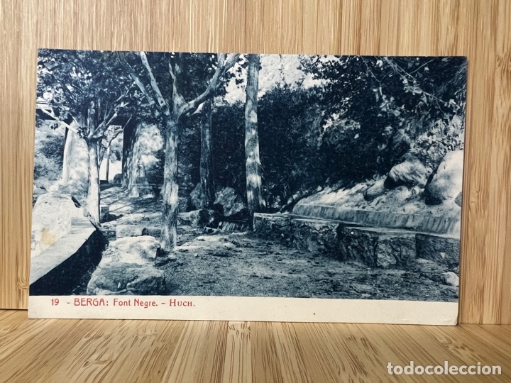 Postales: BERGA-FONT NEGRE-HUCH