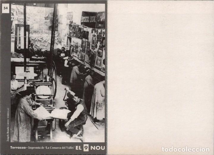 Cartoline: Reproducci&oacute;n de El 9 Nou n&ordm; 54 - Terrassa - Impremta de La Comarca del Vall&egrave;s
