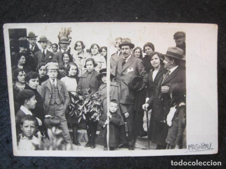 Cartes Postales: MASNOU-FOTOGRAFICA-SELLO EN SECO MELENDRA, MASNOU-POSTAL ANTIGUA-(90.482)