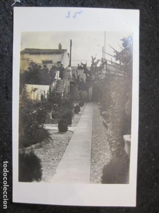Postais: BADALONA-VISTA DEL JARDI I PART DEL TERRAT DE CASA MIGUELA COSTA-FOTOGRAFICA-POSTAL ANTIGUA-(90.517)