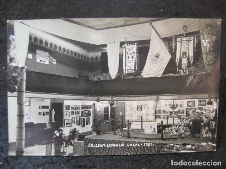 Cartes Postales: SALLENT-EXPOSICIO LOCAL 1930-SOCIETAT CORAL LA NOVA ARMONIA-FOTOGRAFICA-POSTAL ANTIGUA-(90.527)