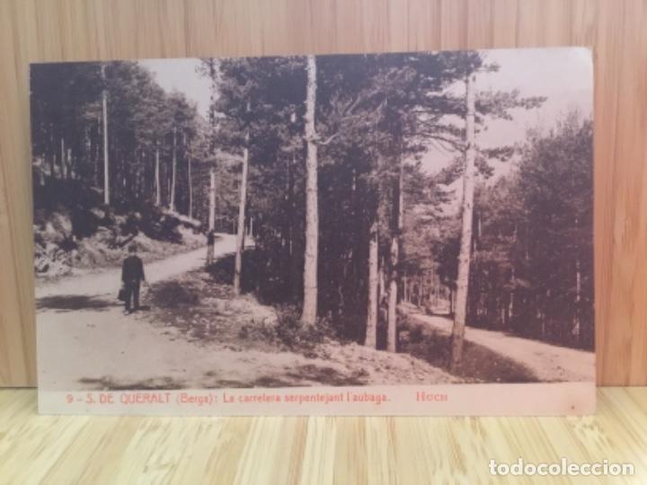 Cartes Postales: S.DE QUERALT (BERGA): LA CARRETERA SERPENTEJANT L&rsquo;AUBAGA.HUCH