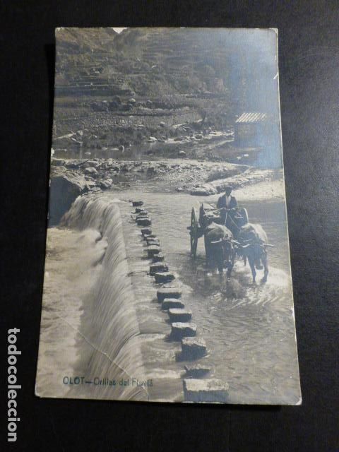 Postales: OLOT GERONA ORILLAS DEL FLUVLA - Foto 1