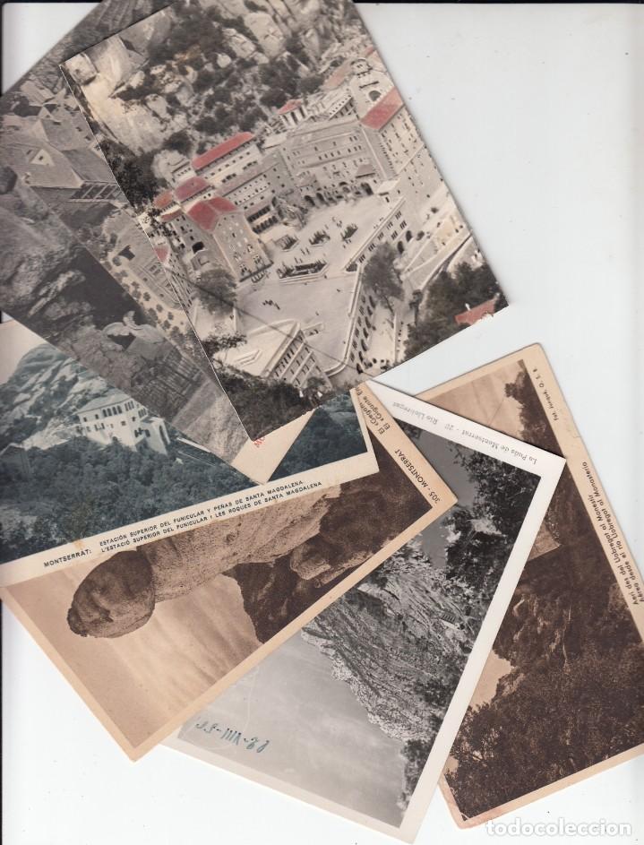 Postales: LOTE DE 7 POSTALES DE MONTSERRAT - Foto 1