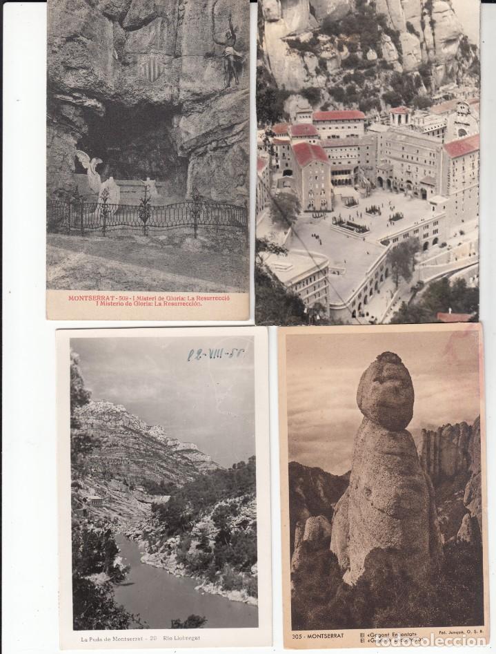 Postales: LOTE DE 7 POSTALES DE MONTSERRAT - Foto 3