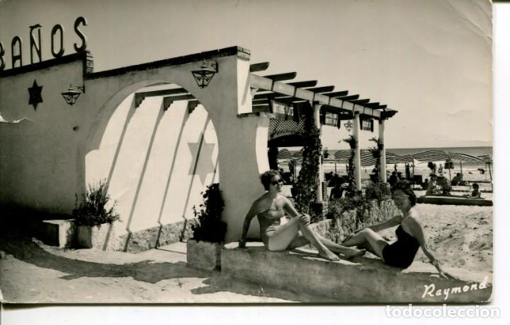 Postales: TARRAGONA-PLAYA LA RABASADA-BA&Ntilde;OS LA ESTRELLA-A&Ntilde;O 1958