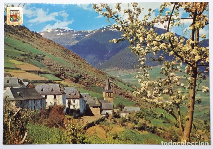 Postales: PIR. CATALA.- N&ordm; 176. VALL D'ARAN. CASAU. VISTA GENERAL. ESCUDO DE ORO. LLEIDA- SIN CIRCULAR