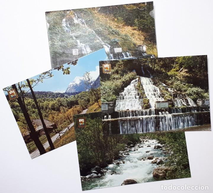 Postales: LOTE DE 4 POSTALES- VALL D'ARAN. ARTIGA DE LIN. FONT. PAISATGE. LLEIDA- SIN CIRCULAR
