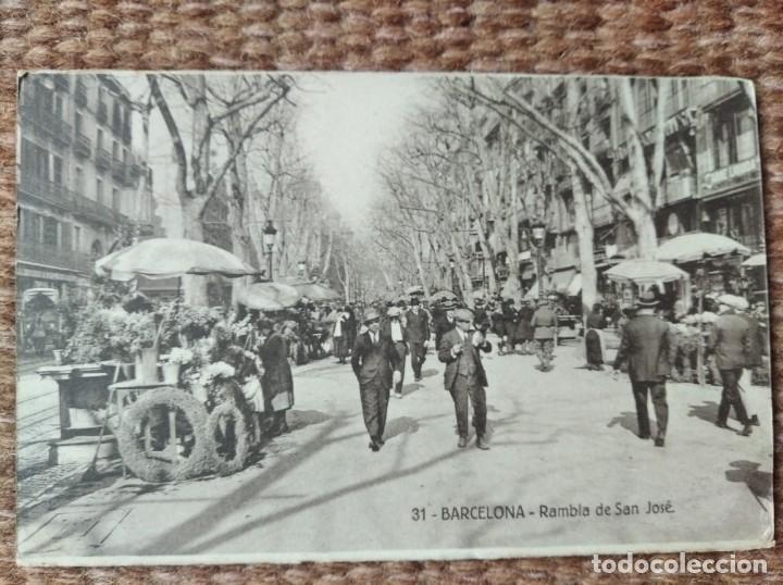 Postales: BARCELONA - RAMBLA DE SAN JOSE - ED: FERGUI - Foto 1