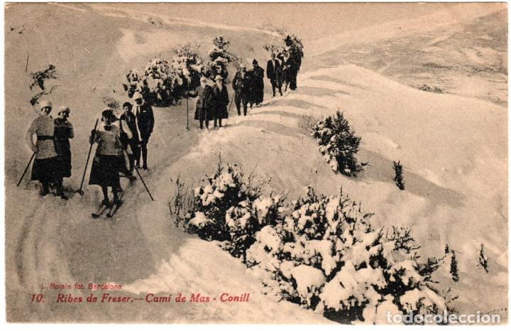 Postais: BONITA POSTAL - RIVES DE FRESER (GIRONA) - CAMI DE MAS - CONILL - L.ROISIN