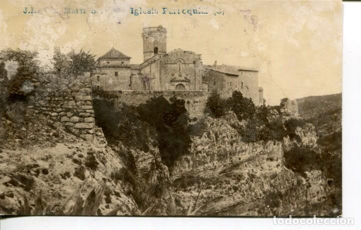 Postales: SAN MARTI SARROCA-IGLESIA PARROQUIAL-VISTA GENERAL-FOTOGR&Aacute;FICA- J.B. N&ordm; 8