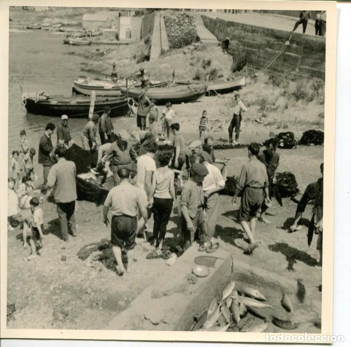 Postales: PALAMOS-PESCADORES-FOTOGR&Aacute;FICA A&Ntilde;OS 1950-RARA