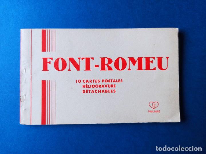 Cartes Postales: Original y antiguo librito - album de postales de Font-Romeu. Catalunya Nord. Francia.