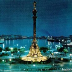 Cartoline: POSTAL * BARCELONA ,MONUMENT A COLON , PORTA DE LA PAU * 1978. Lote 324552848