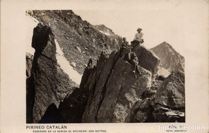 Cartes Postales: Pirineo Catal&aacute;n - Descanso en la subida al Beciberri 3002 metros - Zerkowitz n&ordm; 57 - 140x89mm.
