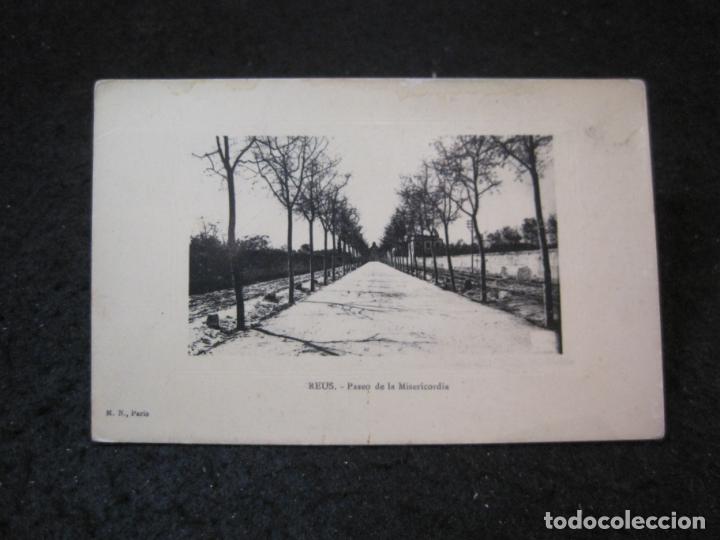Postales: REUS-PASEO DE LA MISERICORDIA-M.N.-POSTAL ANTIGUA-(90.889)