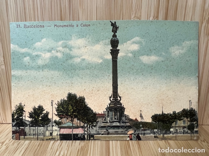 Postales: BARCELONA. MONUMENTO DE COLON - Foto 1