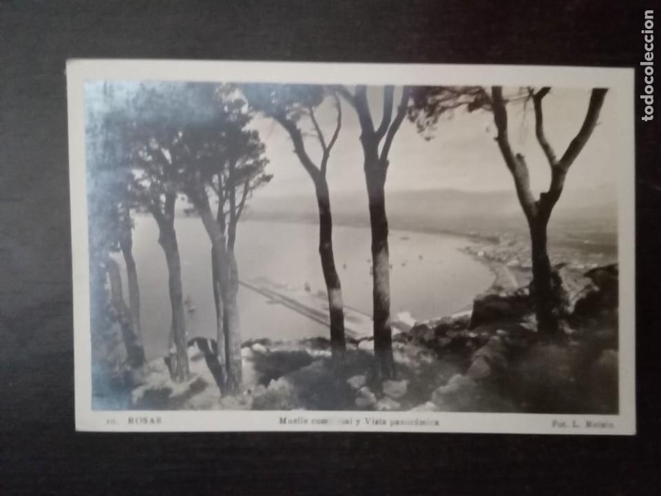 Postales: Rosas.Muelle comercial. - Foto 1