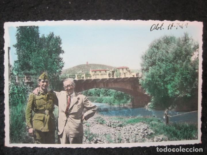 Cartes Postales: OLOT-PUENTE-MILITAR-FOTOGRAFICA-REVERSO EN BLANCO-POSTAL ANTIGUA-(90.995)