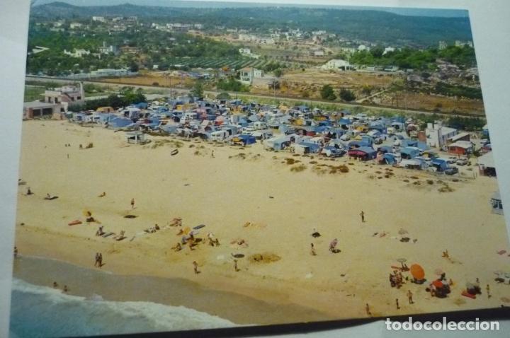 Postales: postal tarragona.-playa larga camping las salinas