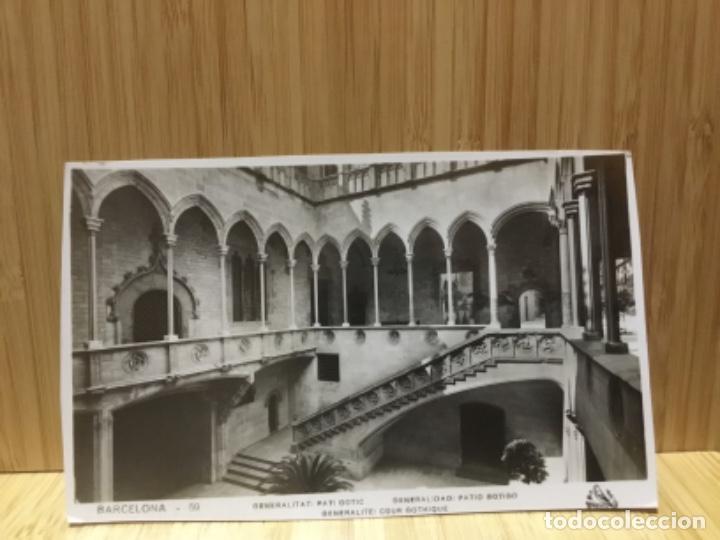 Postkarten: BARCELONA. GENERALITAT: PATIO G&Oacute;TICO.