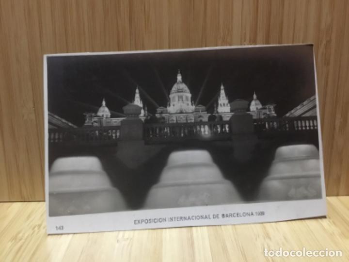 Postales: EXPOSICION INTERNACIONAL DE BARCELONA 1929. PALACIO NACIONAL.(NOCTURNO).