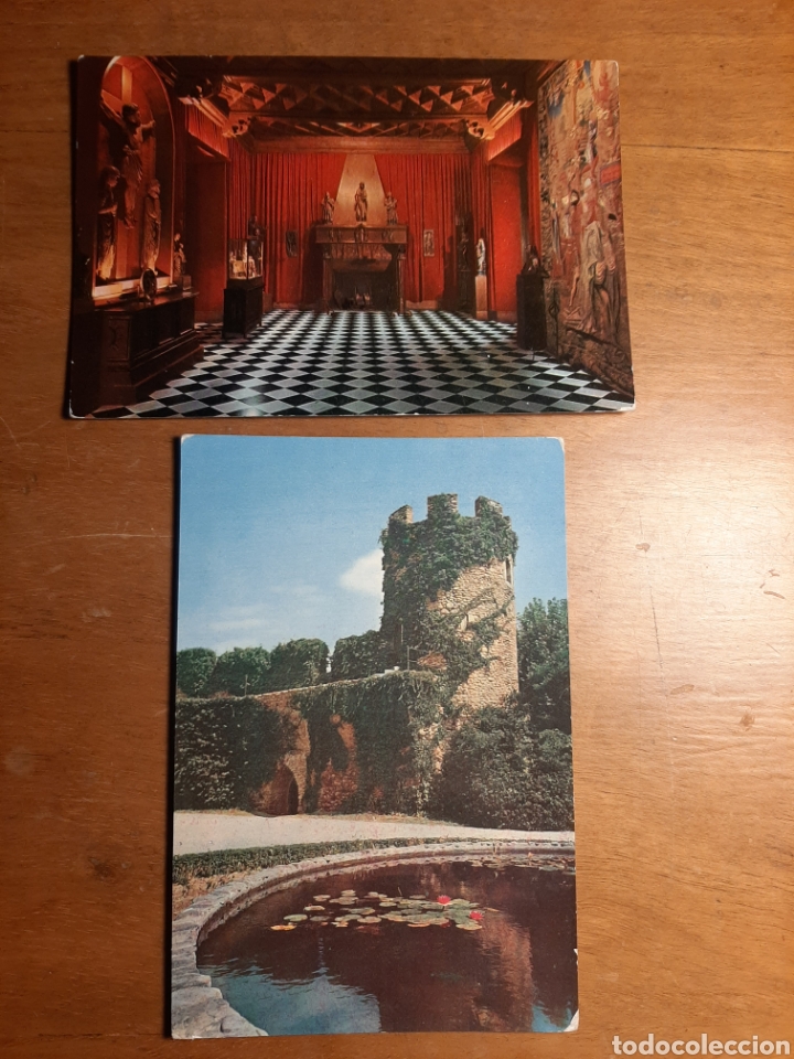 Postales: 2 POSTALES CASTILLO PERELADA. GERONA. SIN CIRCULAR - Foto 1