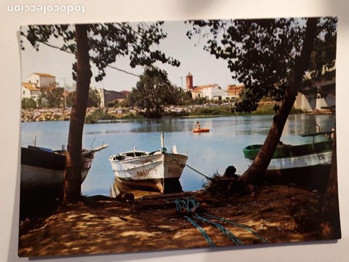 Postales: SANT PERE PESCADOR. RIU FLUVI&Agrave;. POSTAL ANYS 70