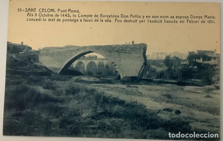Postales: BARCELONA, SANT CELONI, Pont Rom&aacute;. Thomas. - Foto 1