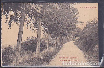 Postcards: POSTAL SANT BOI DEL LLOBREGAT ERMITA SANT RAMON CARRETERA DE LA ERMITA