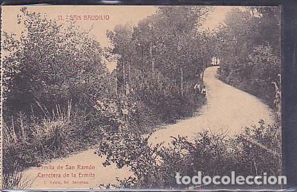 Postcards: POSTAL SANT BOI DEL LLOBREGAT ERMITA SANT RAMON CARRETERA DE LA ERMITA