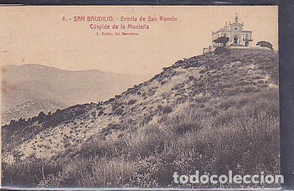 Postcards: POSTAL SANT BOI DEL LLOBREGAT ERMITA SANT RAMON CUSPIDE DE LA MONTA&Ntilde;A