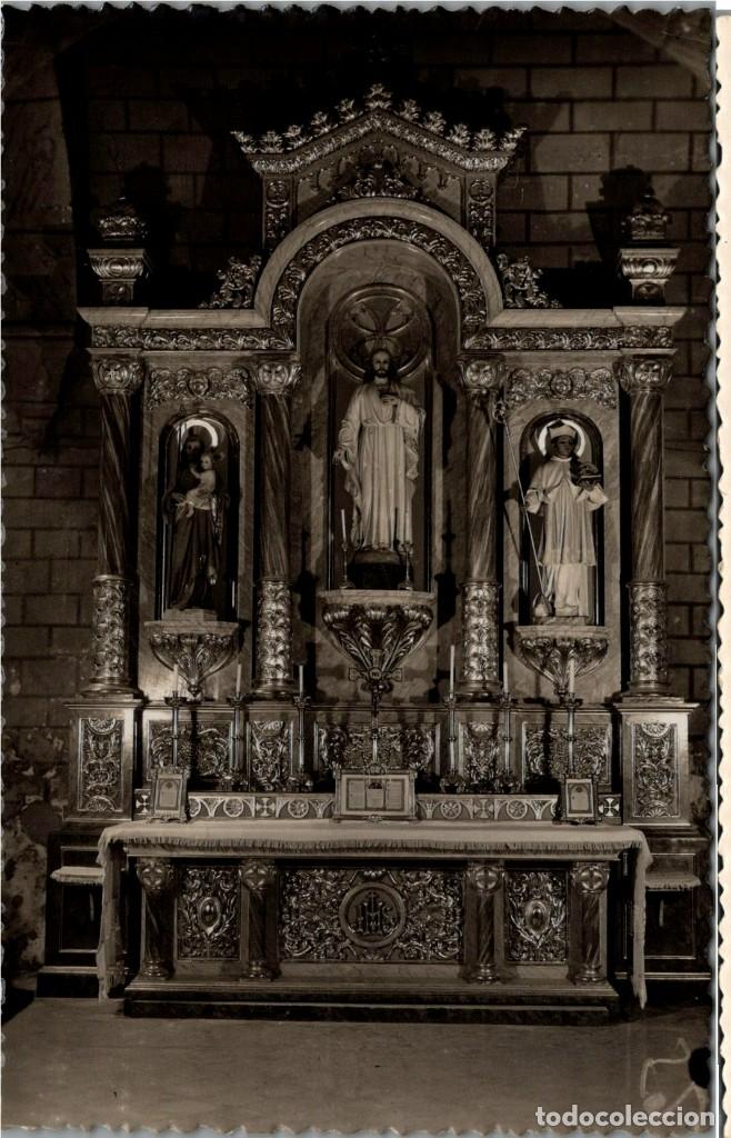 Postkarten: Orga&ntilde;&agrave; - Altar del Sagrado Coraz&oacute;n - Foto Janot - 140x88mm.