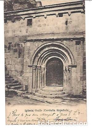 Postkarten: ANTIGUA POSTAL IGLESIA GUILS CERDA&Ntilde;A ESPA&Ntilde;OLA