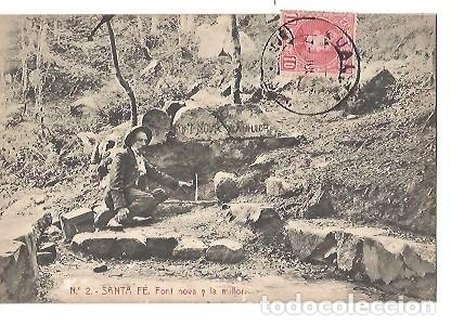 Postkarten: ANTIGUA POSTAL N&ordm; 2 SANTA FE FONT NOVA Y LA MILLOR