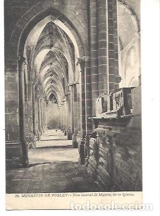 Postkarten: ANTIGUA POSTAL 20 MONASTIR DE POBLET NAU LATERAL DE MIGDIA DE LA IGLESIA