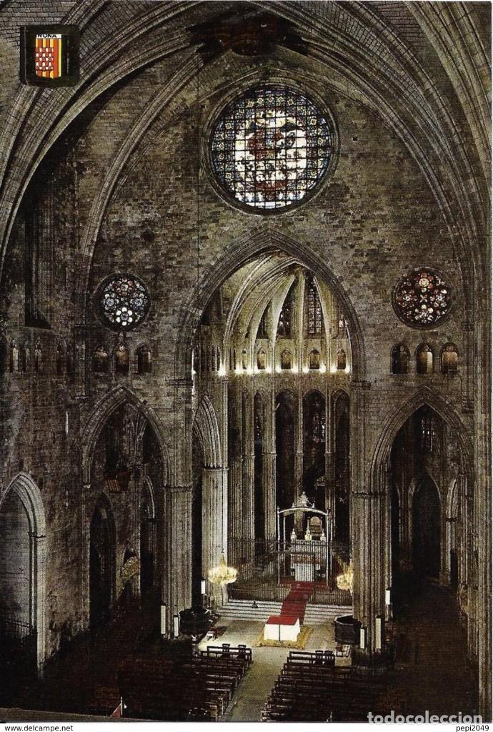 Postales: *** A724 - POSTAL - GERONA - INTERIOR DE LA CATEDRAL - Foto 1