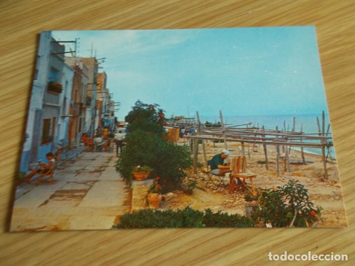 Postales: CASAS DE ALCANAR --TARRAGONA -- CALLE LEPANTO Y PLAYA