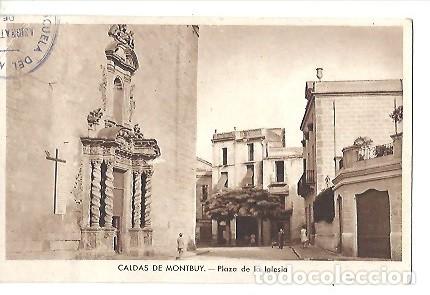 Postkarten: ANTIGUA POSTAL CALDAS DE MONTBUY PLAZA DE LA IGLESIA EDICION XALABARDER
