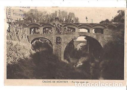 Postkarten: ANTIGUA POSTAL CALDAS DE MONTBUY PUENTE ROMANO EDICION XALABADER