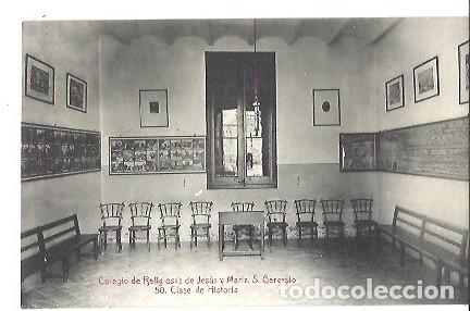 Postkarten: ANTIGUA POSTAL COLEGIO DE RELIGIOSAS DE JESUS Y MARIA S GERVASIO 50 CLASE DE HISTORIA A TOLDRA VIAZO