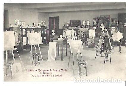 Postkarten: ANTIGUA POSTAL COLEGIO DE RELIGIOSAS JESUS Y MARIA S GERVASIO 45 CLASE DE DIBUJO Y PINTURA A TOLDRA
