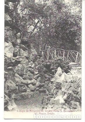 Postkarten: ANTIGUA POSTAL COLEGIO RELIGIOSAS DE JESUS Y MARIA S GERVASIO 67 PARQUE DETALLE A TOLDRA VIAZO