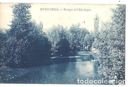 Postkarten: ANTIGUA POSTAL PUIGCERDA PAISAJE DEL RIO SEGRE EDICIONES JUAN BERTRAN