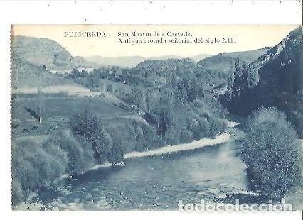 Postkarten: ANTIGUA POSTAL PUIGCERDA SAN MARTIN DELS CASTELLS ANTIGUA MORADA SE&Ntilde;ORIAL DEL SIGLO XIII EDICION JUA
