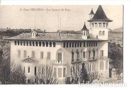 Postkarten: ANTIGUA POSTAL 2 CASA CODORNIU SAN SADURN DE NOYA